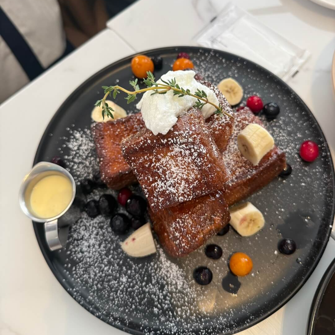 판교 비앙또아 프렌치토스트 커스터드 크림