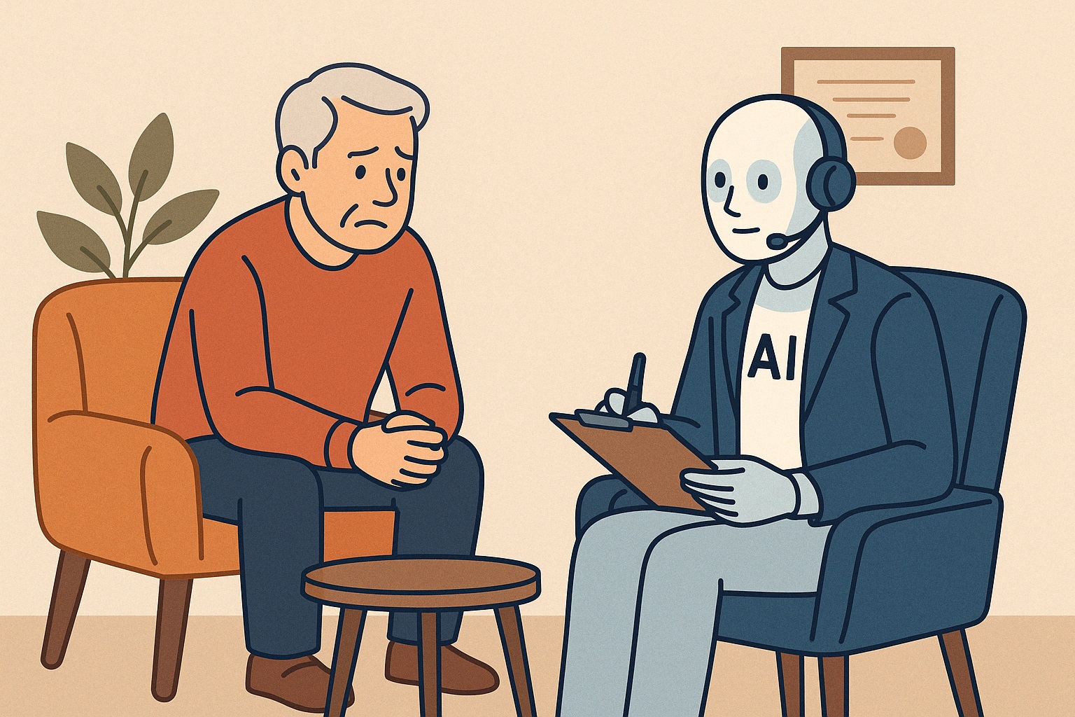 정신과 상담, AI가 해도 될까? (기술의 가능성, 공감의 한계, 인간의 역할)