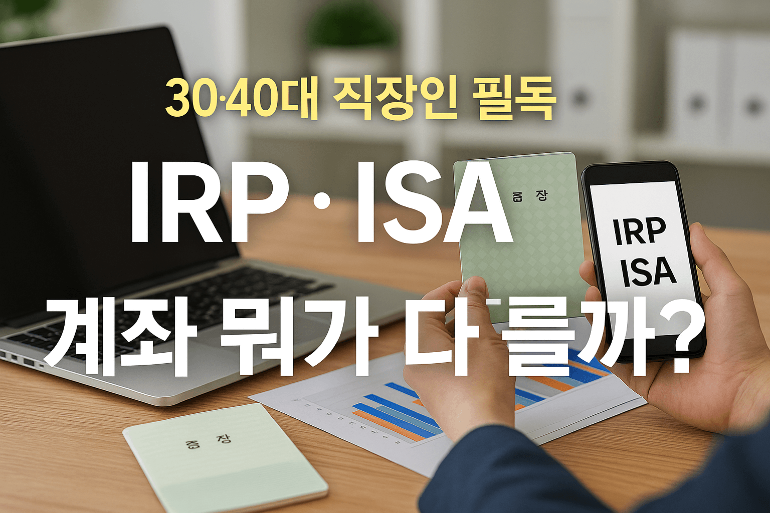 IRP, ISA 계좌비교-사진