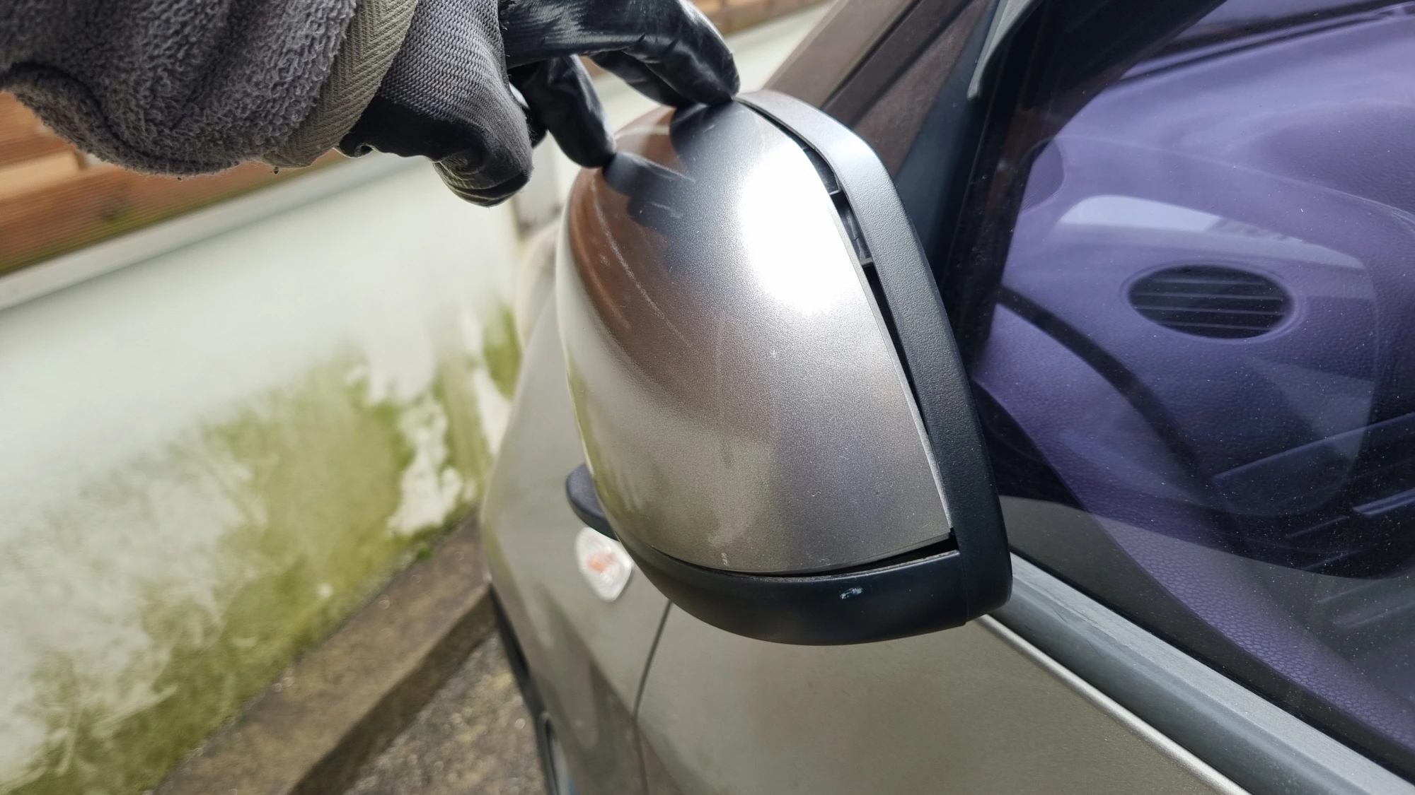 사이드미러 커버 끼우는 방향