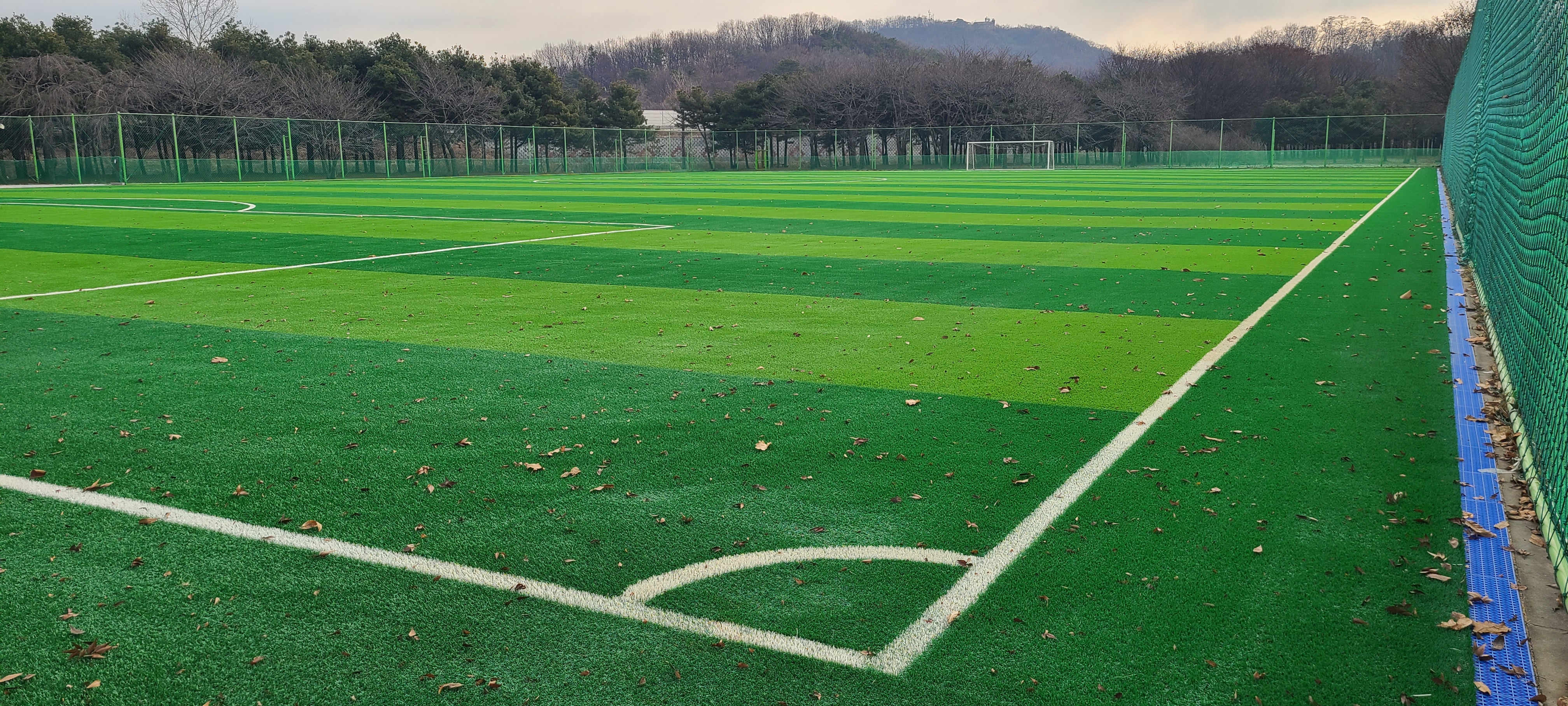난지물재생센터 축구장 전경