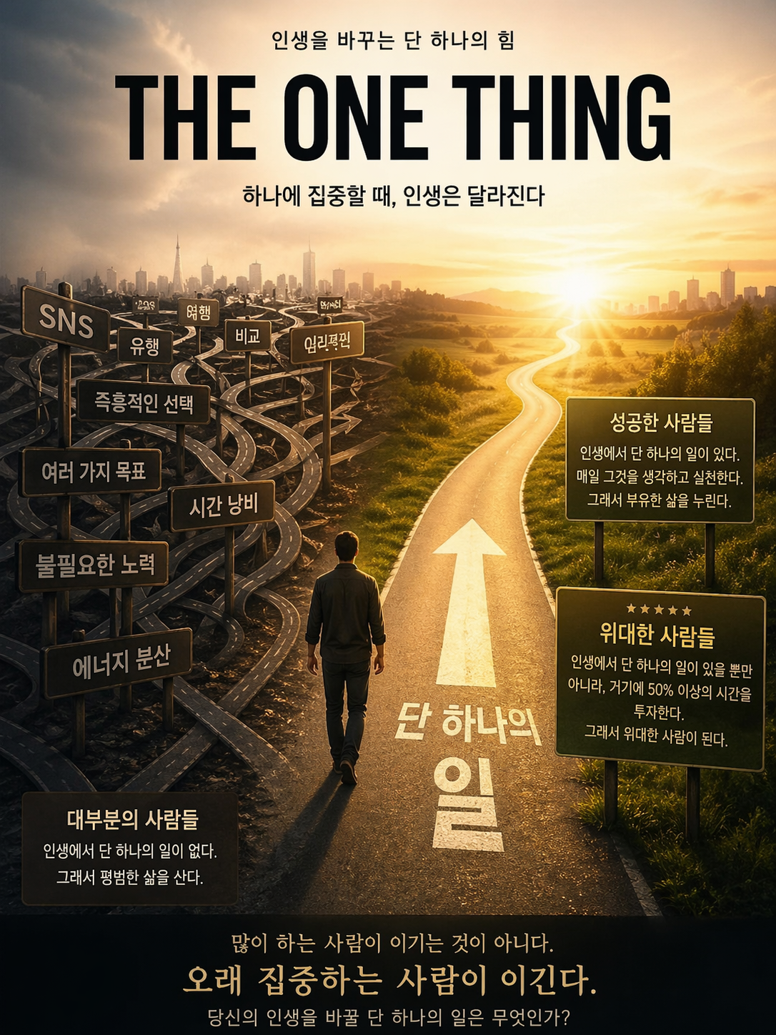 단 하나의 일(The One Thing)이 인생을 바꾸는 이유