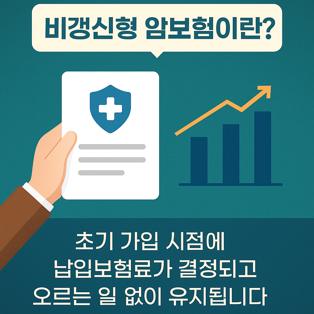 비갱신형 암보험의 장점