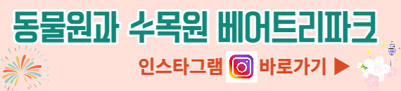 베어트리파크 인스타그램