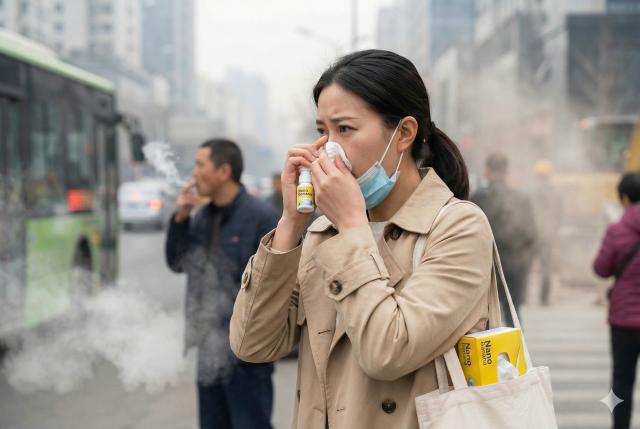 비알레르기 비염 원인 냄새 자극