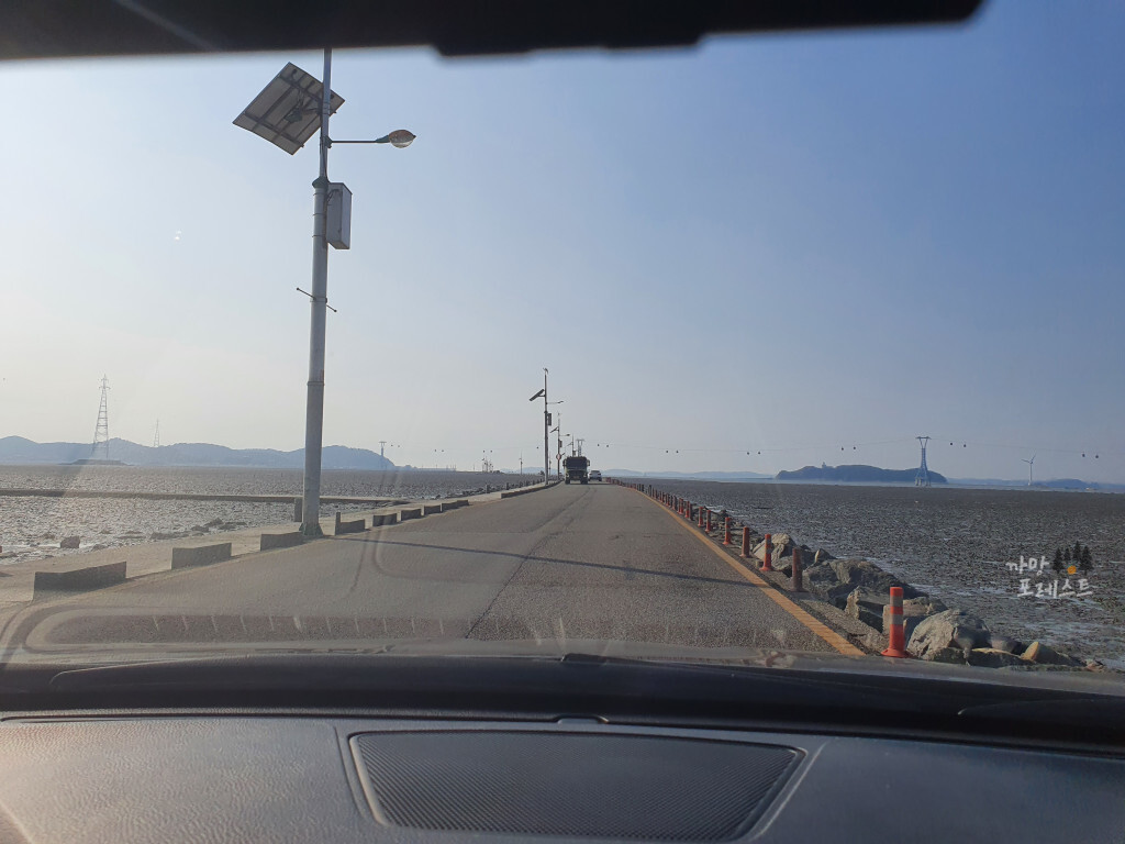 제부도 해변 가는 길