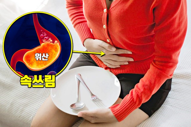 심한 스트레스 증상, 위염, 속쓰림, 소화불량, 건강 팁줌 매일꿀정보