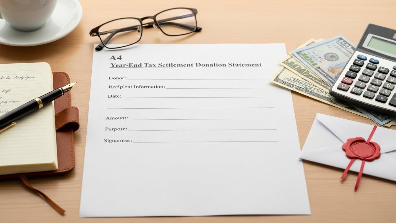 연말정산 기부금 명세서 작성법