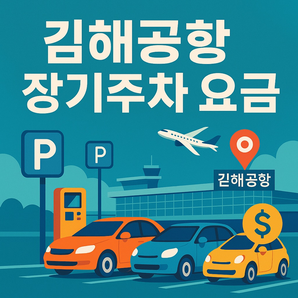 김해공항 장기주차 요금 비교표