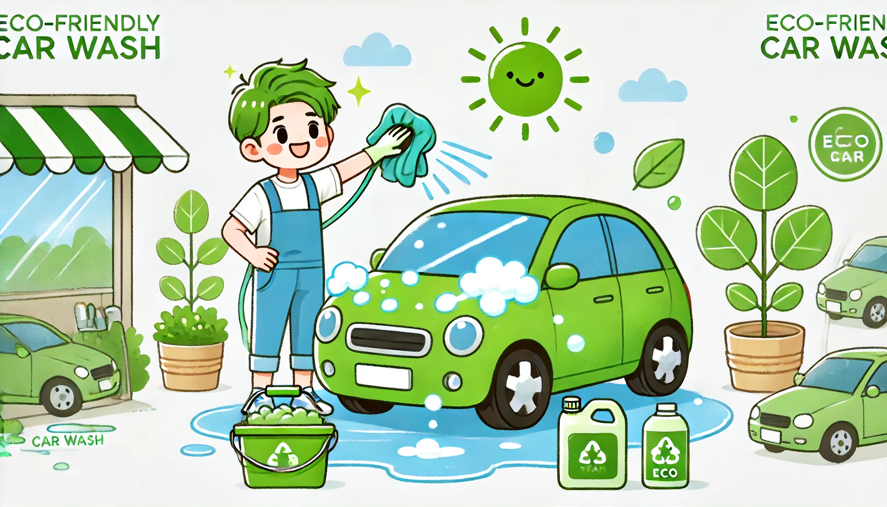 친환경 세차 방법 🚘 지구를 지키는 똑똑한 세차법!