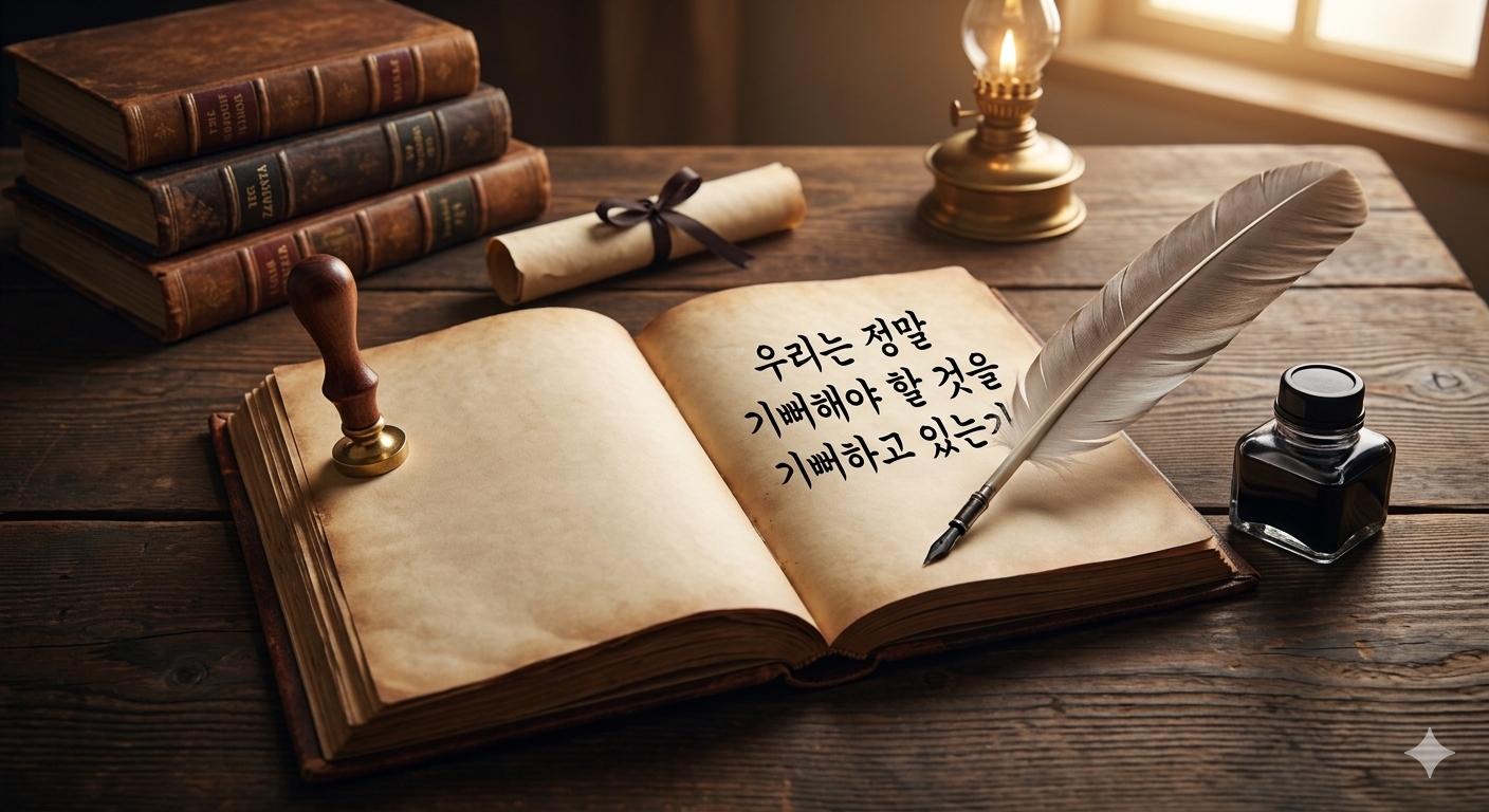 니체의 말 필사집