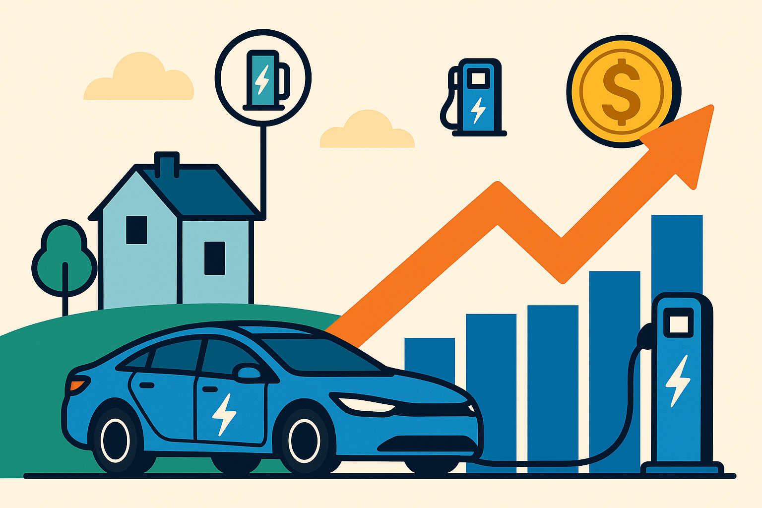 미국 주식 투자 EV 충전 인프라 산업 구조와 성장 동력