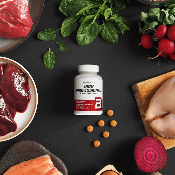 철분제 알약 통