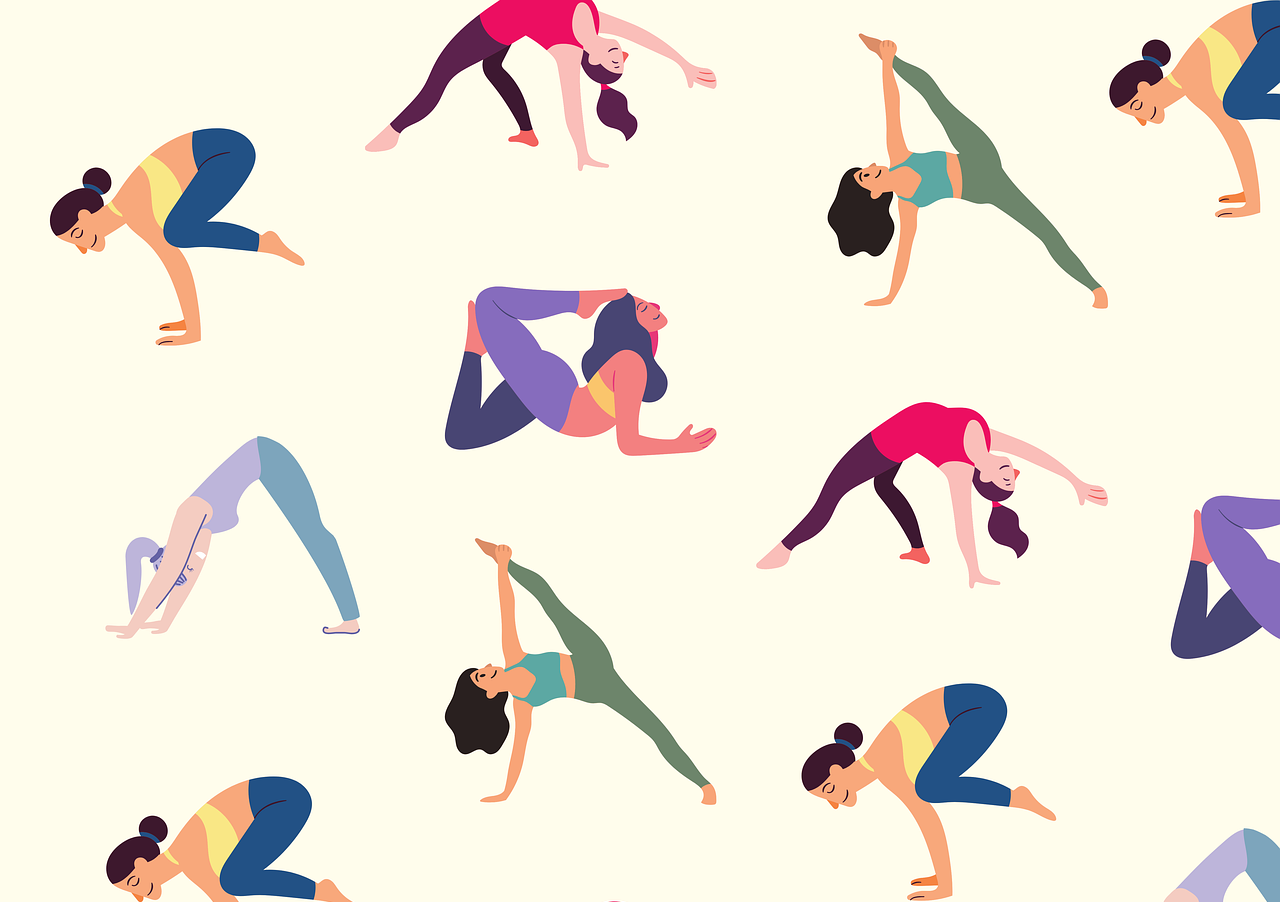 건강하게 운동하는 모습