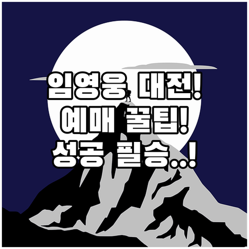 임영웅 IM HERO 대전 콘서트 티..