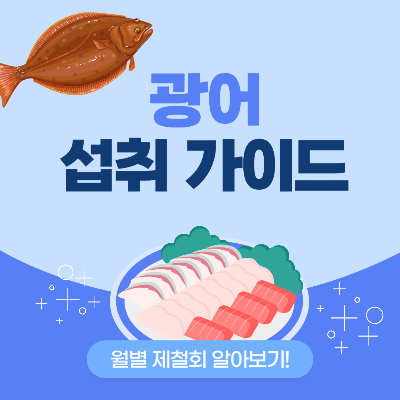 광어 섭취 가이드