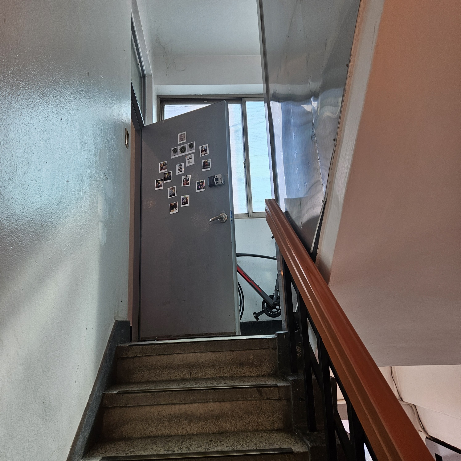 커피볶는피루니-입구계단