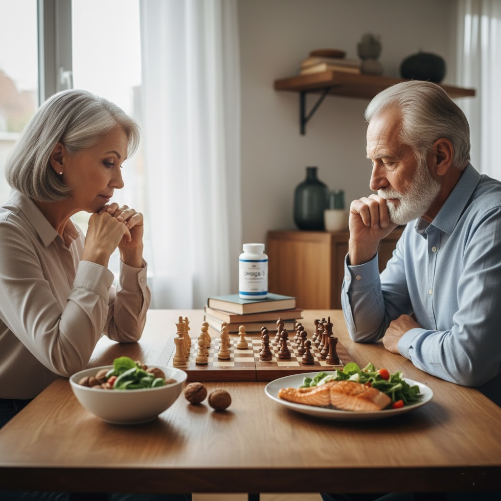 인지 기능 뇌 건강 오메가3 DHA 치매 영양제 추천 고르는법 시니어 건강