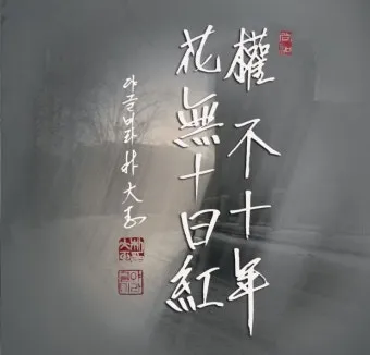 화무십일홍 뜻과 화무십일홍 권불십년 花無十日紅 자료집_15