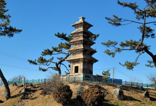 의성 탑리리 오층석탑 사진