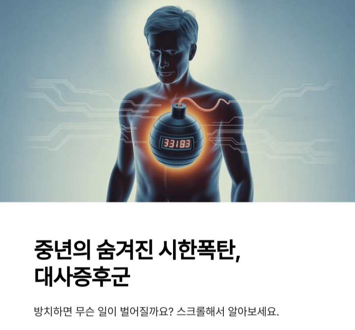 중년 대사증후군, 방치하면 무슨 일이 벌어질까?