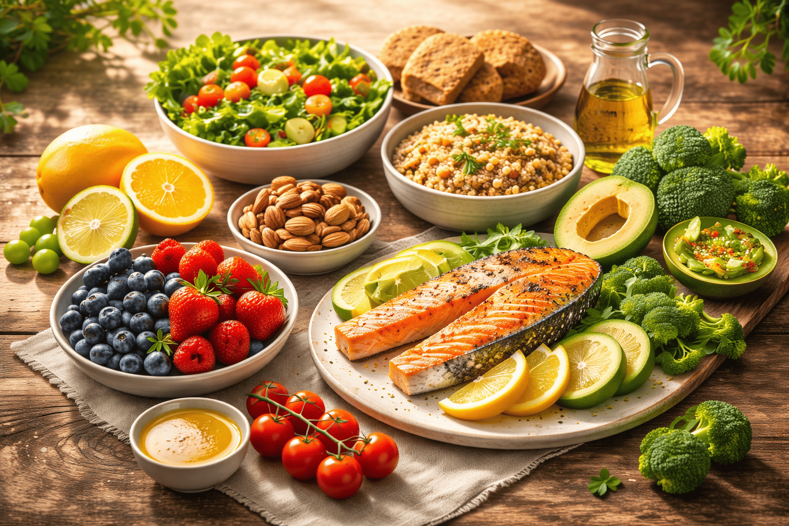 추천 음식: 저속노화를 돕는 식단 구성