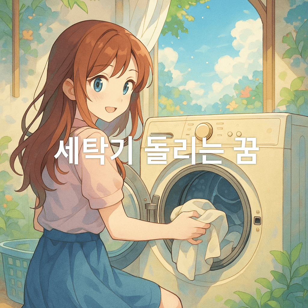 세탁기 돌리는 꿈 해몽