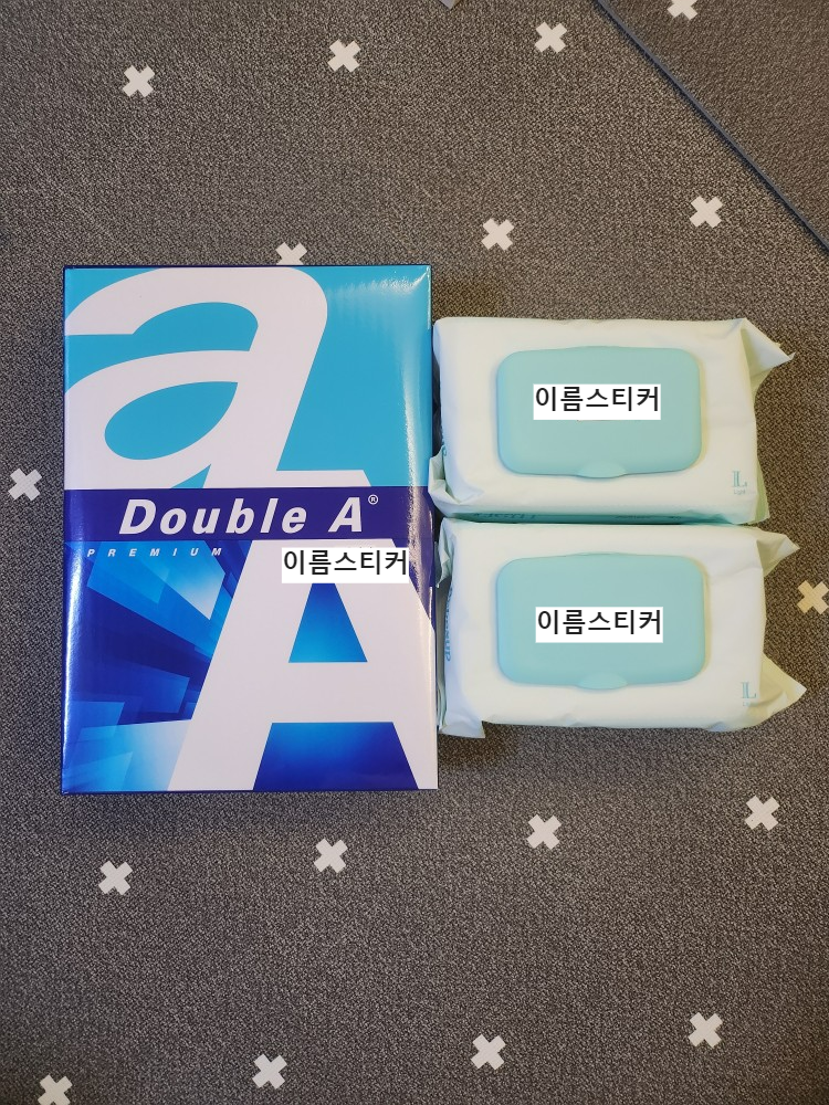 a4용지, 물티슈