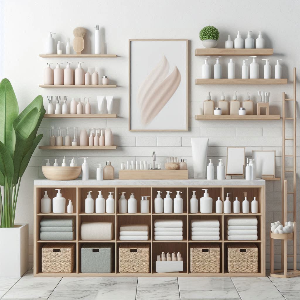 피부,체형관리 샵 배경