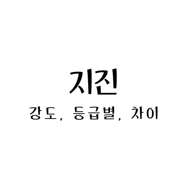 지진강도단위