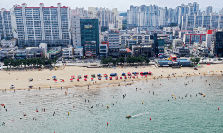 영일대 해수욕장