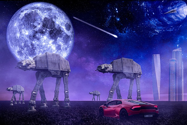 상상해본 우주 속의 호텔 모습