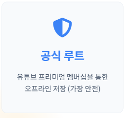 유튜브 동영상 다운로드 하는 방법