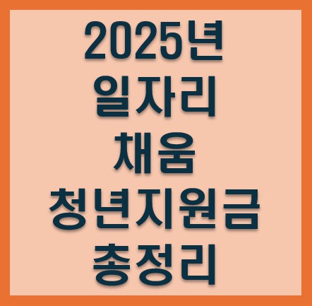 일자리 채움 청년지원금