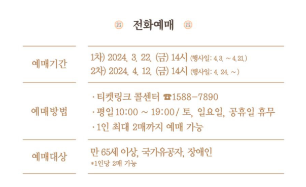 경복궁 별빛야행 전화예매
