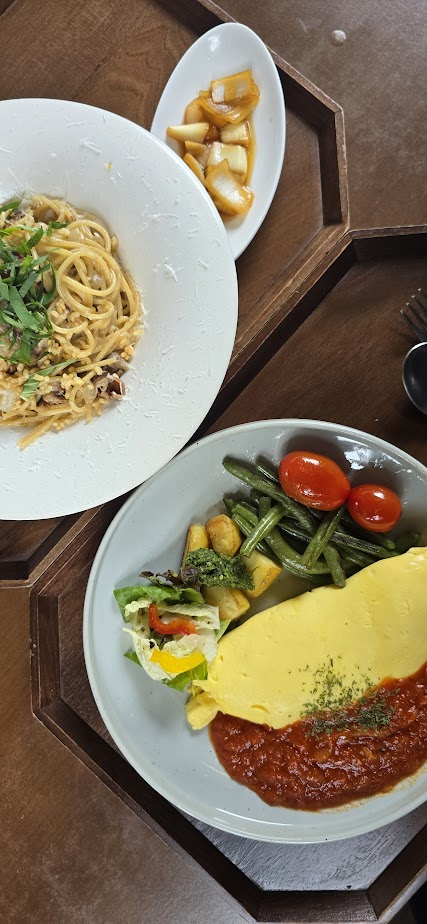 용인 아리랑 도원 된장파스타와 브런치