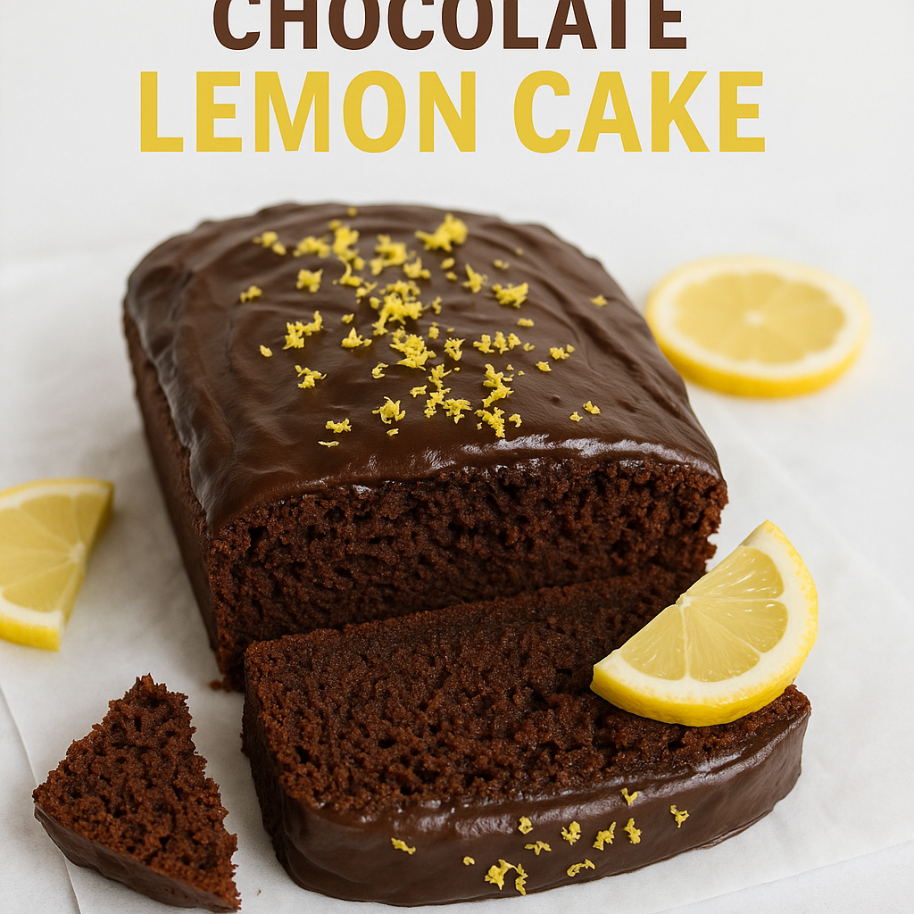 초코 레몬 케이크