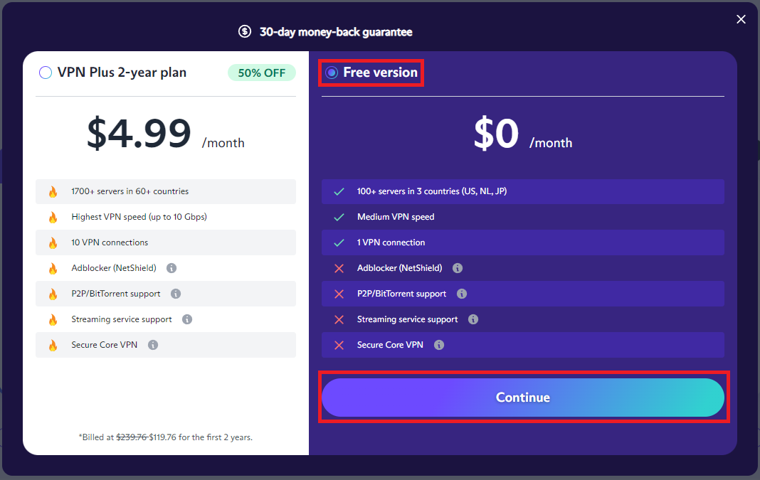 프로톤 VPN 회원가입하기 proton vpn