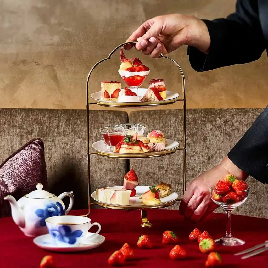 이치고의 애프터눈 티 루쥬 : 웨스틴 미야코 호텔 교토