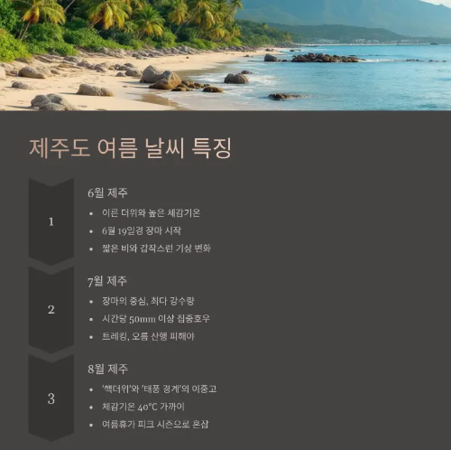 제주도-여름-날씨-특징