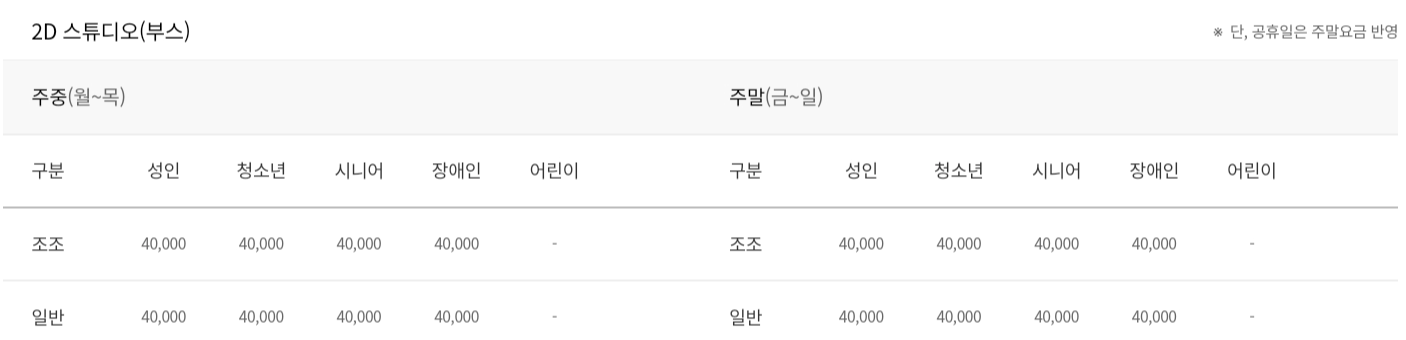 롯데시네마-슈퍼플렉스-2D-스튜디오부스석-가격