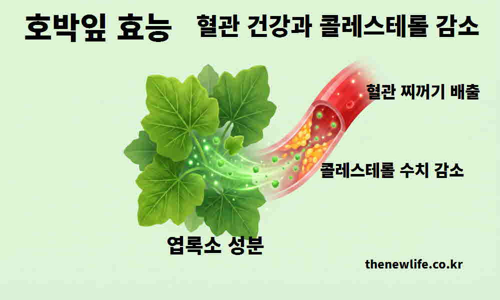 호박잎 효능 혈관 건강 콜레스테롤 감소