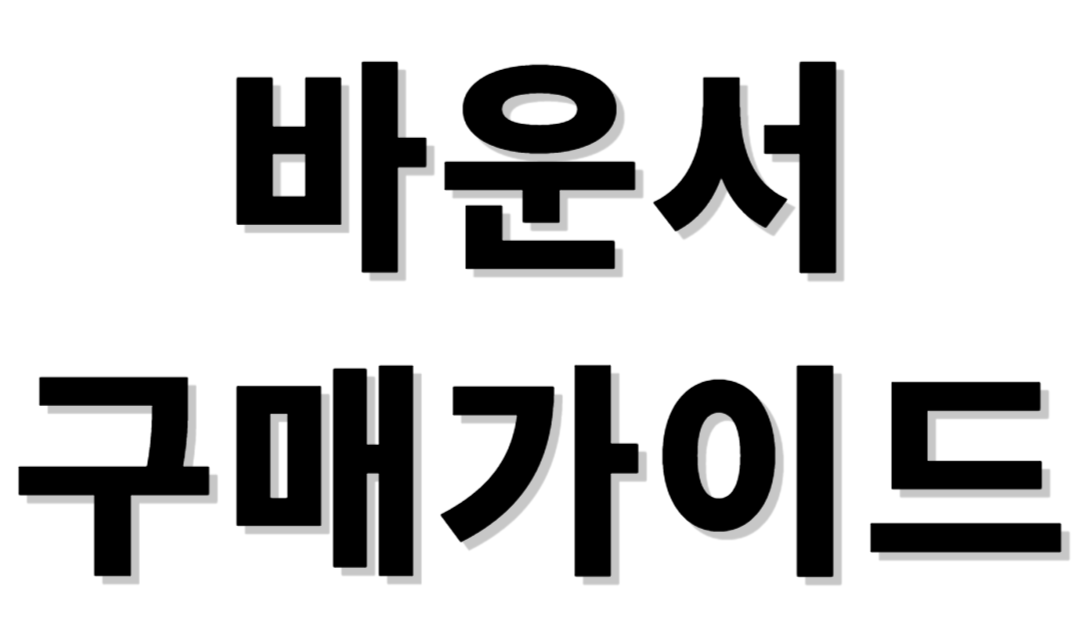 바운서구매가이드