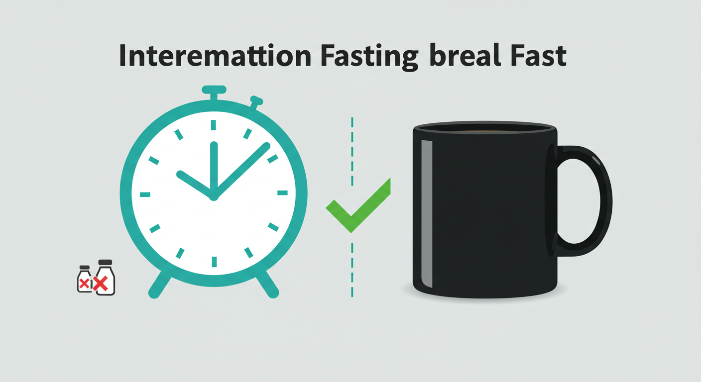 간헐적 단식 중 커피: 단식을 깨지 않고 마시는 블랙커피