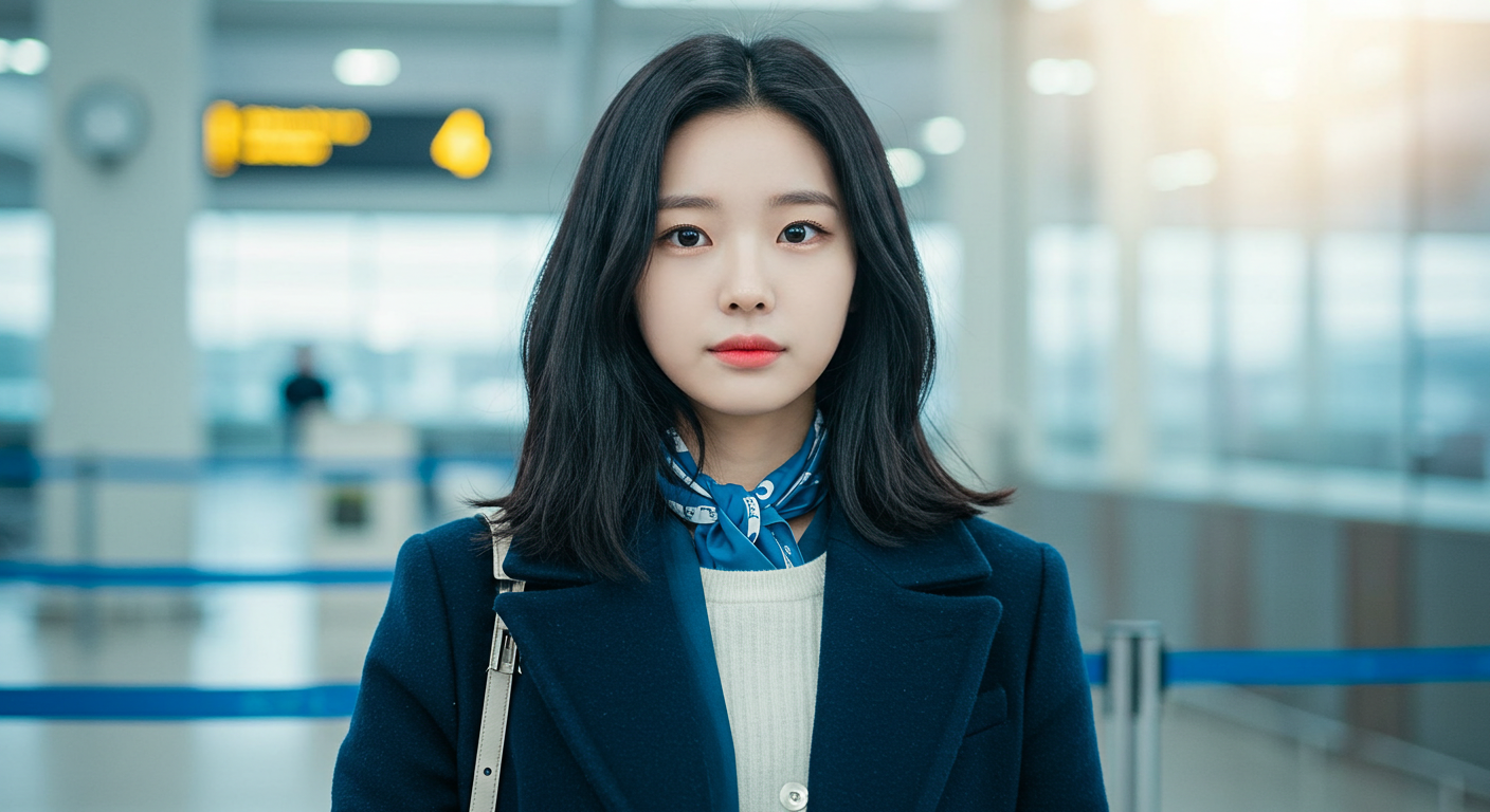 국제선 비행기 탑승