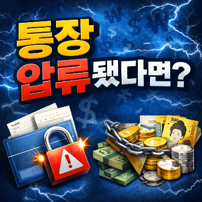 통장 압류됐다면