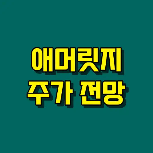 애머릿지 주가 전망