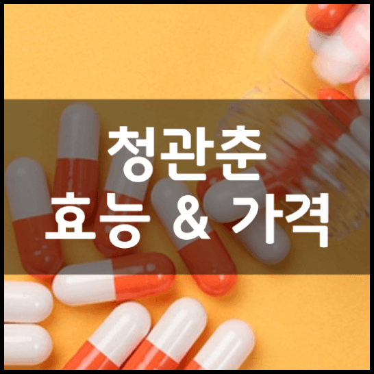 청관춘-가격-효능-성분-부작용-정리-썸네일