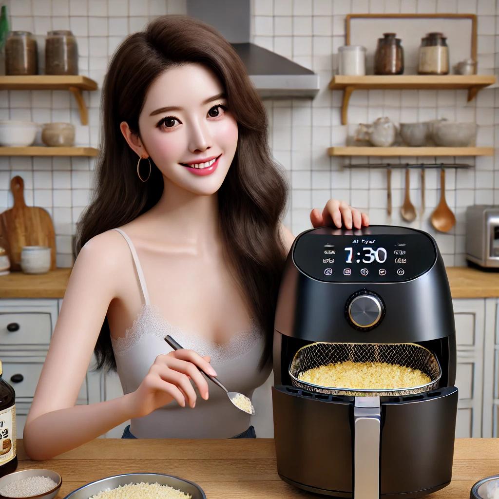 에어프라이어 누룽지 만들기