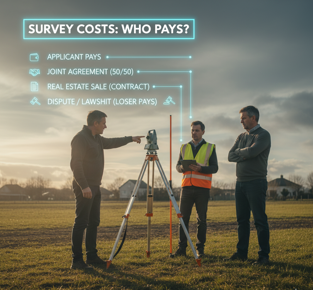 측량 비용, 누가 부담할까?